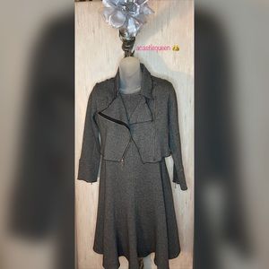 Two piece dress and jacket set by Comfy U.S.A.